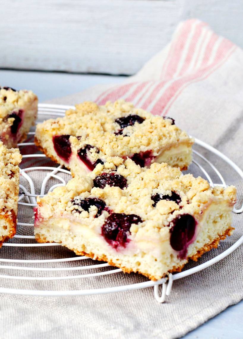 Streusel-Kirschkuchen vom Blech