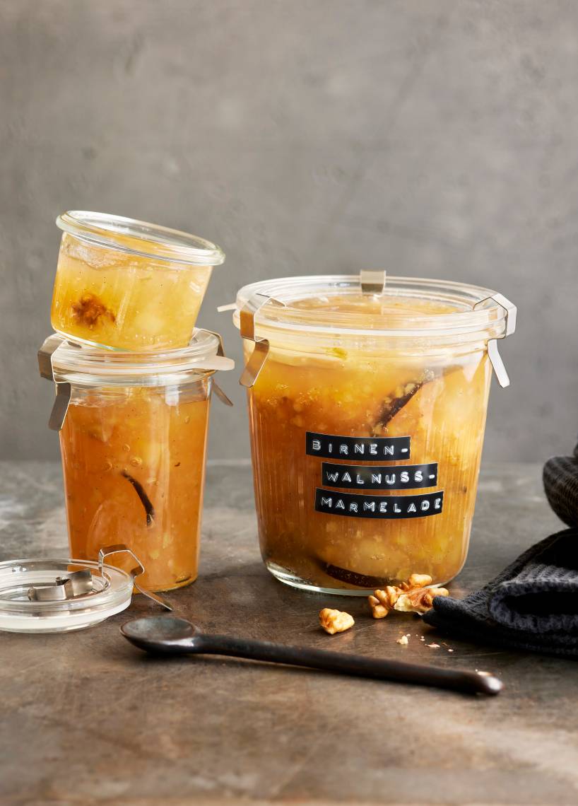 Birnen-Walnuss-Konfitüre