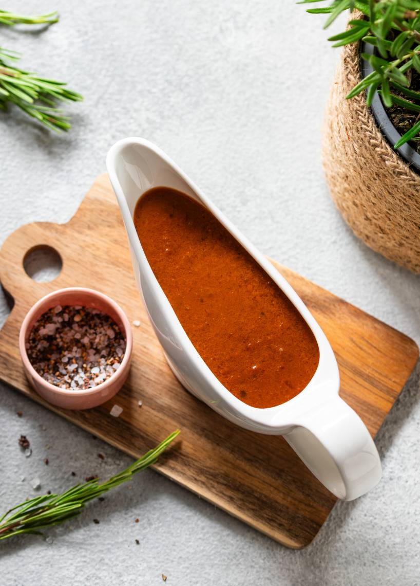 Braune Universalsoße ohne Fleisch