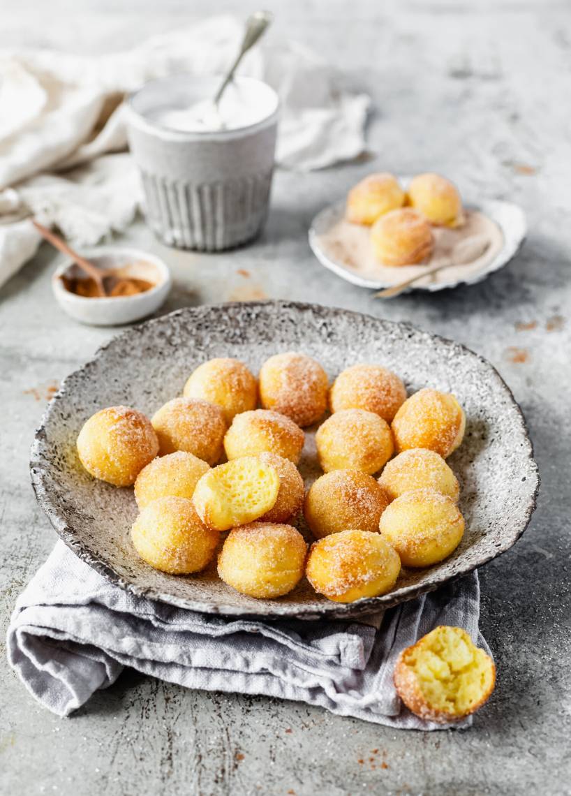 Quarkbällchen im Backofen