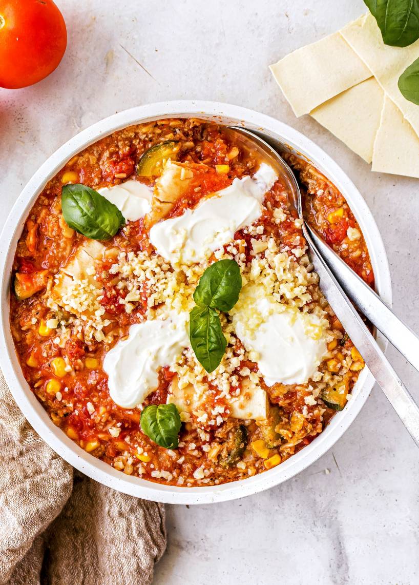 Schnelle One Pot Lasagne
