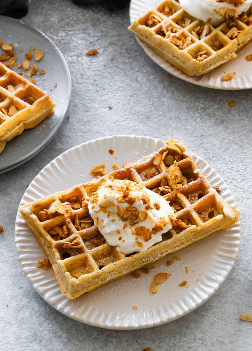 Bienenstichwaffeln