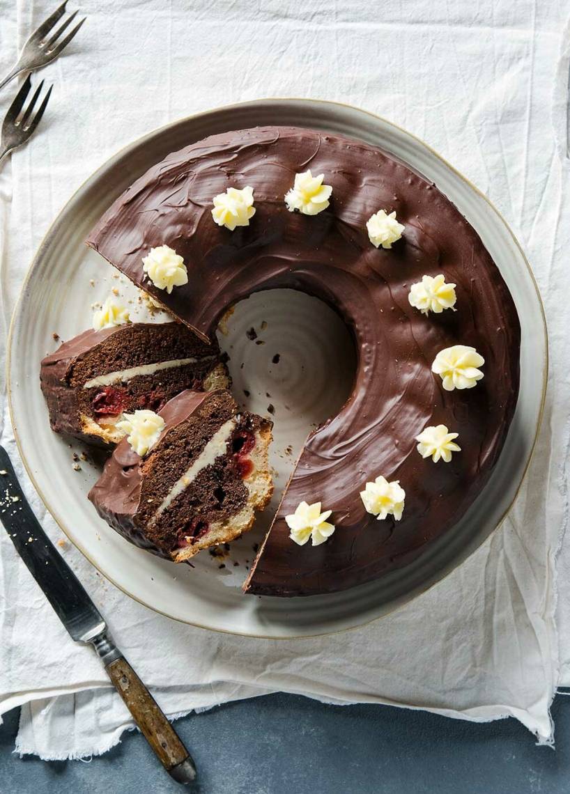 Donauwellen-Gugelhupf