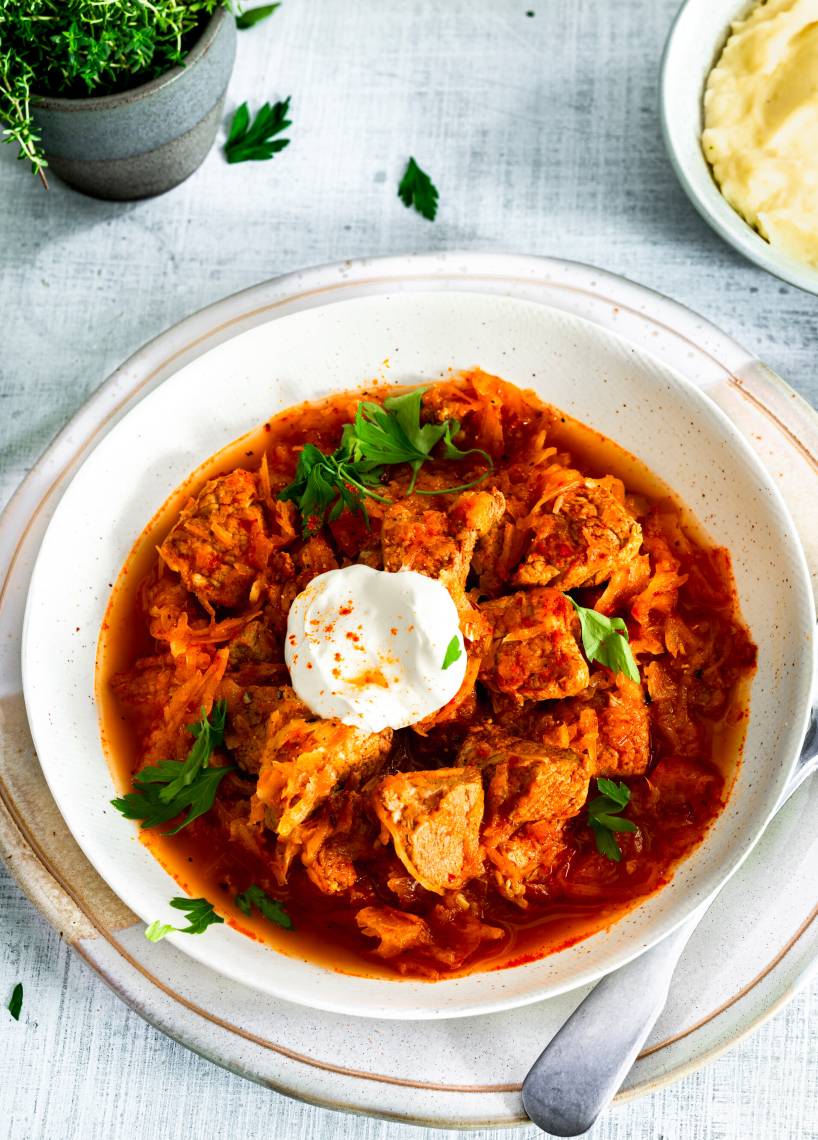 Einfaches Szegediner Gulasch