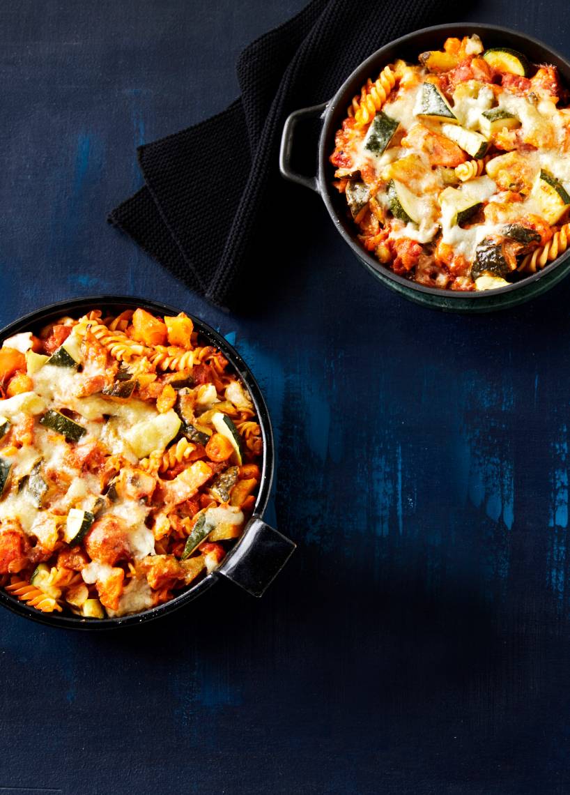 Gemüse-Nudel-Auflauf