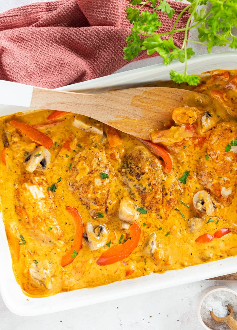 Hähnchenbrust aus dem Backofen