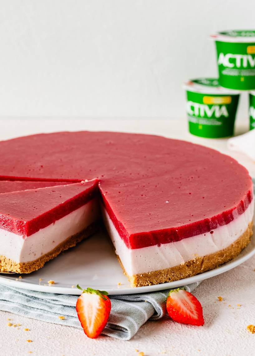 Schnelle Joghurt-Torte ohne Backen