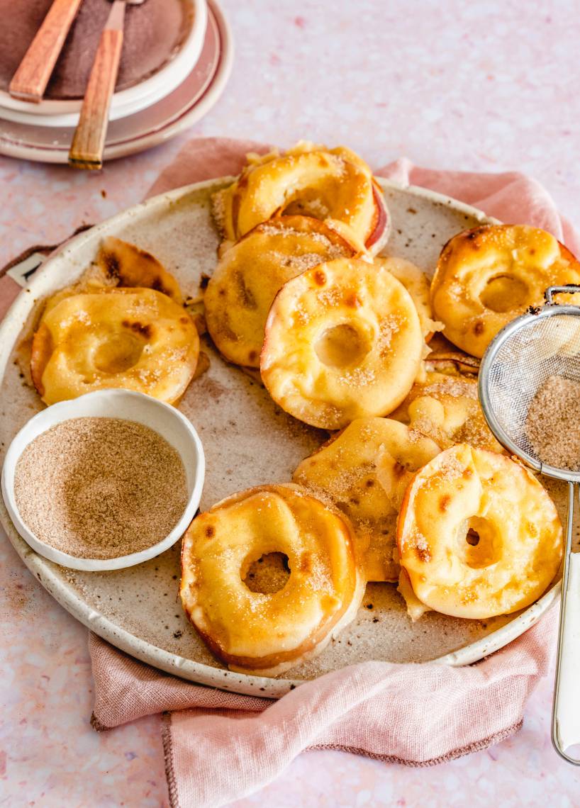 Apfelküchle ohne Frittieren