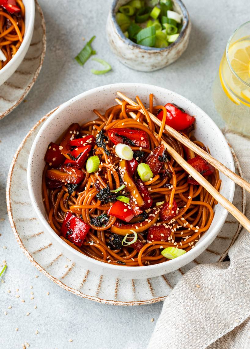 Blitzschnelle Spaghetti-Teriyaki