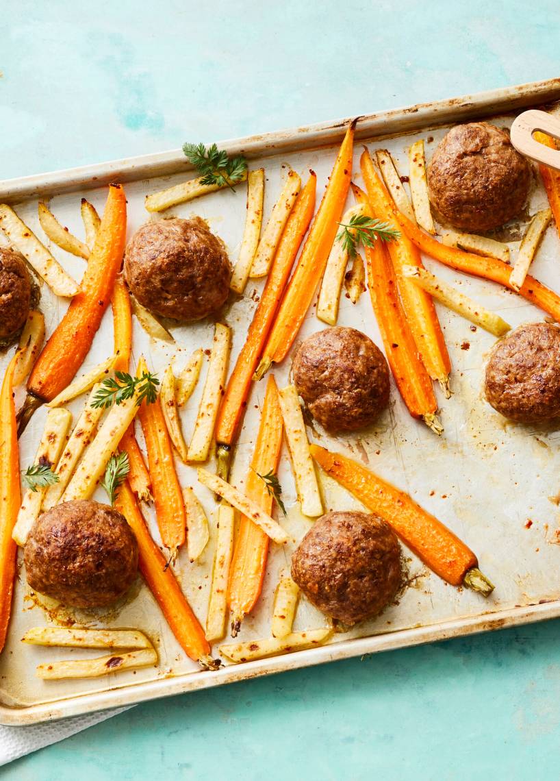 Einfache Ofen-Frikadellen