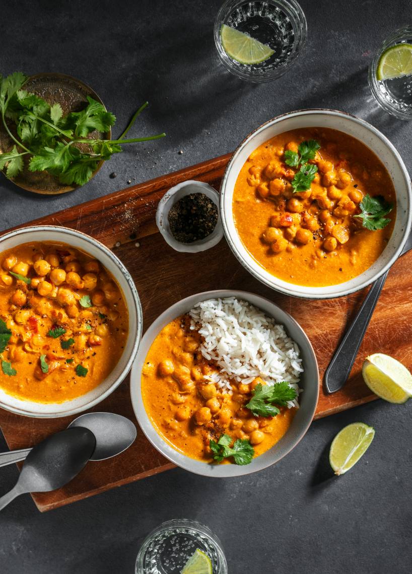 Kichererbsencurry mit Kokosmilch in 3 Schritten | ZauberMix