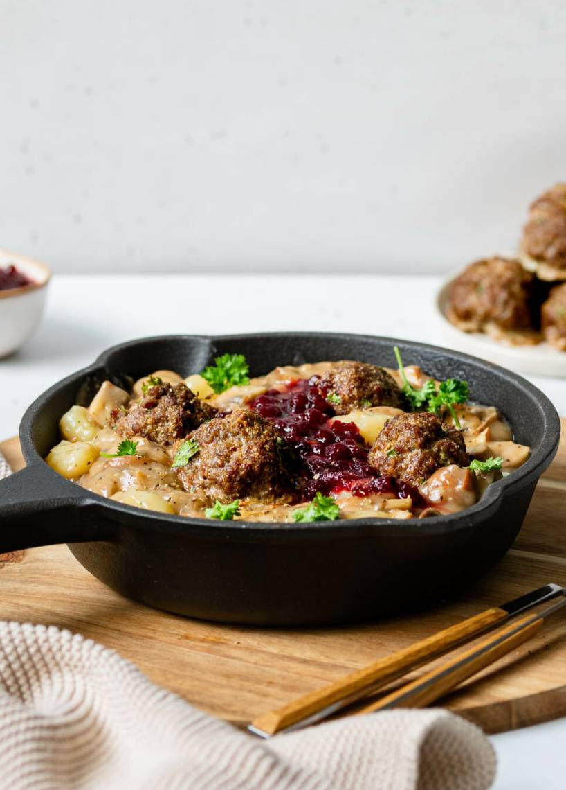 Kötbullar-Gnocchi-Pfanne