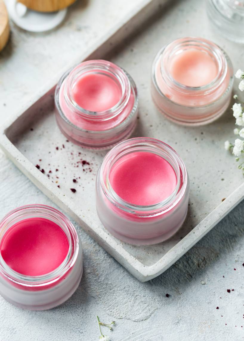 Ombre Lippenstift für schöne rosa Lippen