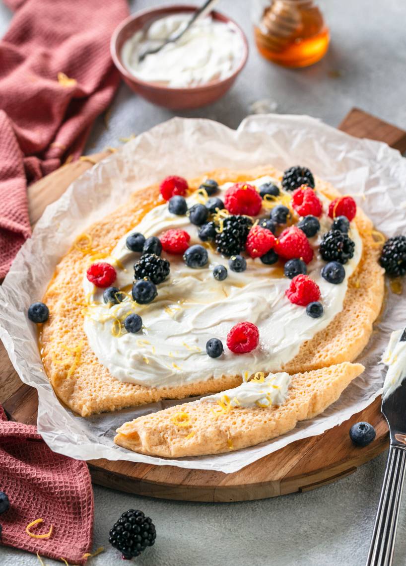 Quark-Omelett mit Beeren