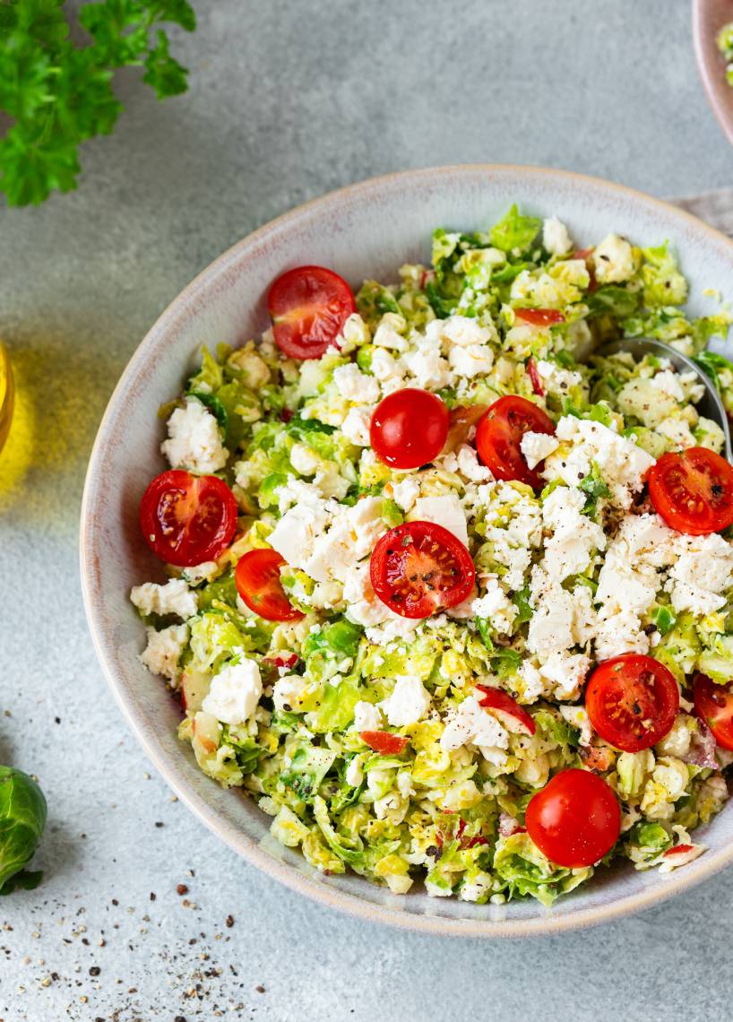 Rosenkohl-Blitzsalat