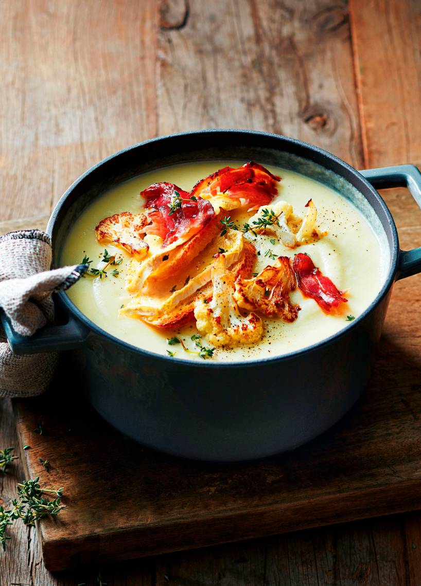 Schnelle Blumenkohl-Pastinaken-Suppe