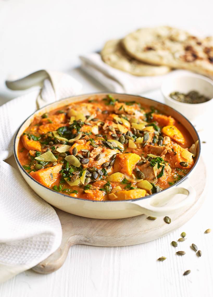 Süßkartoffel-Hähnchen-Curry