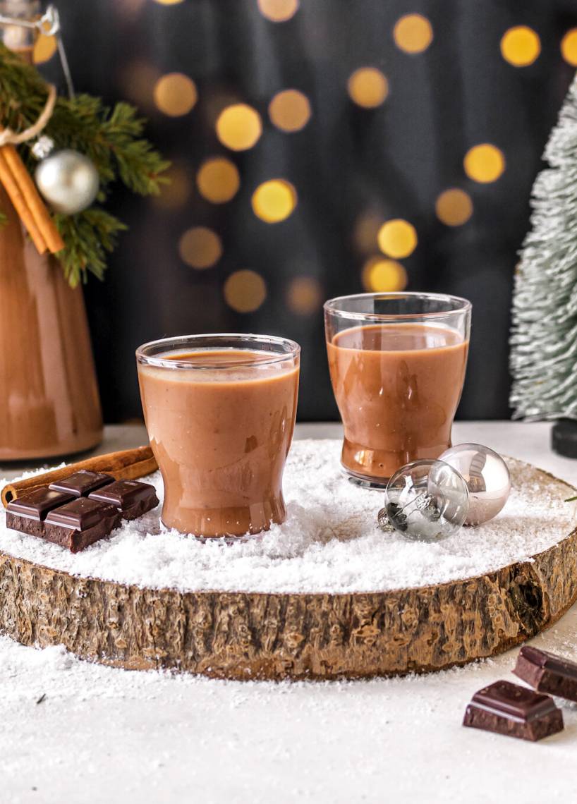 Weihnachtlicher Schoko-Eierlikör