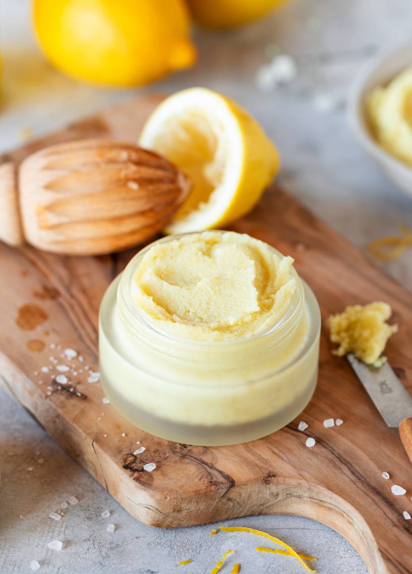 Zitrusfrucht-Peeling