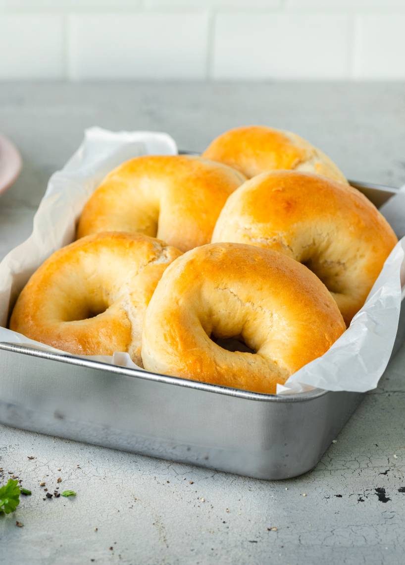 Bagel ohne Hefe mit 5 Zutaten