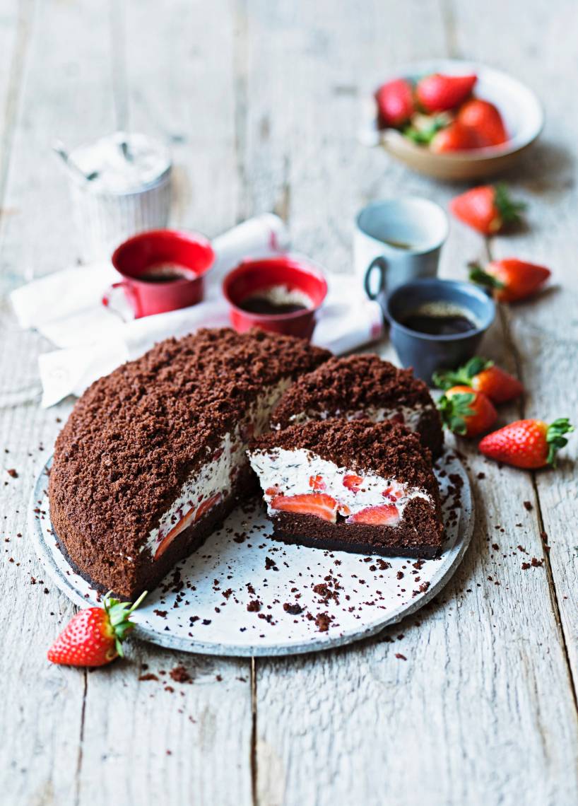 Maulwurftorte mit Eierlikör-Sahne