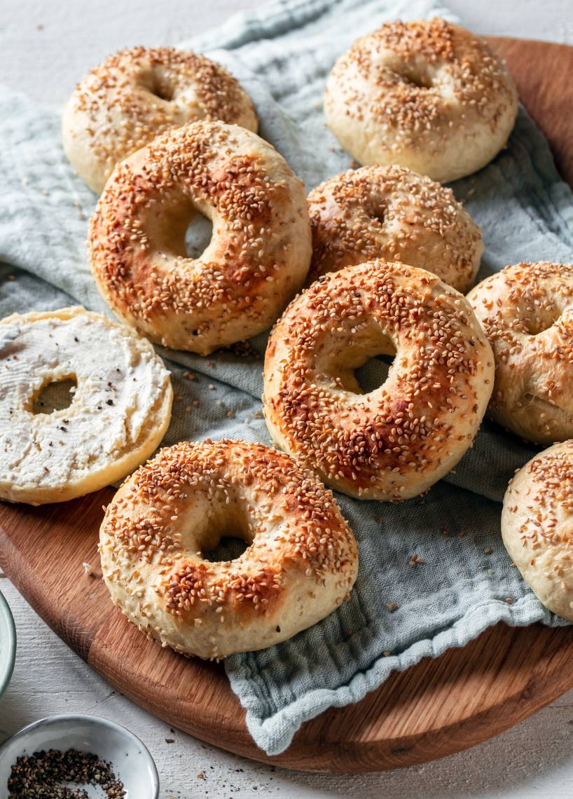 Original New-York-Bagels ganz einfach über Nacht