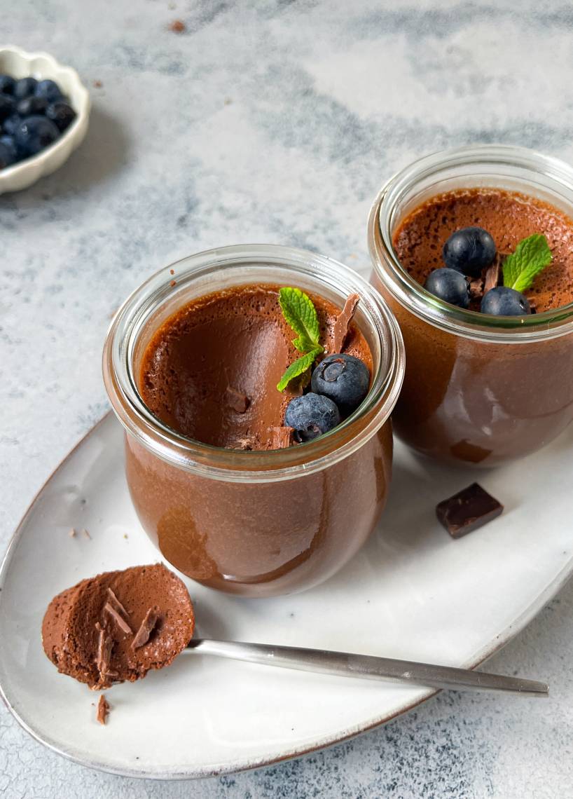 Schokoladen-Mousse aus 2 Zutaten