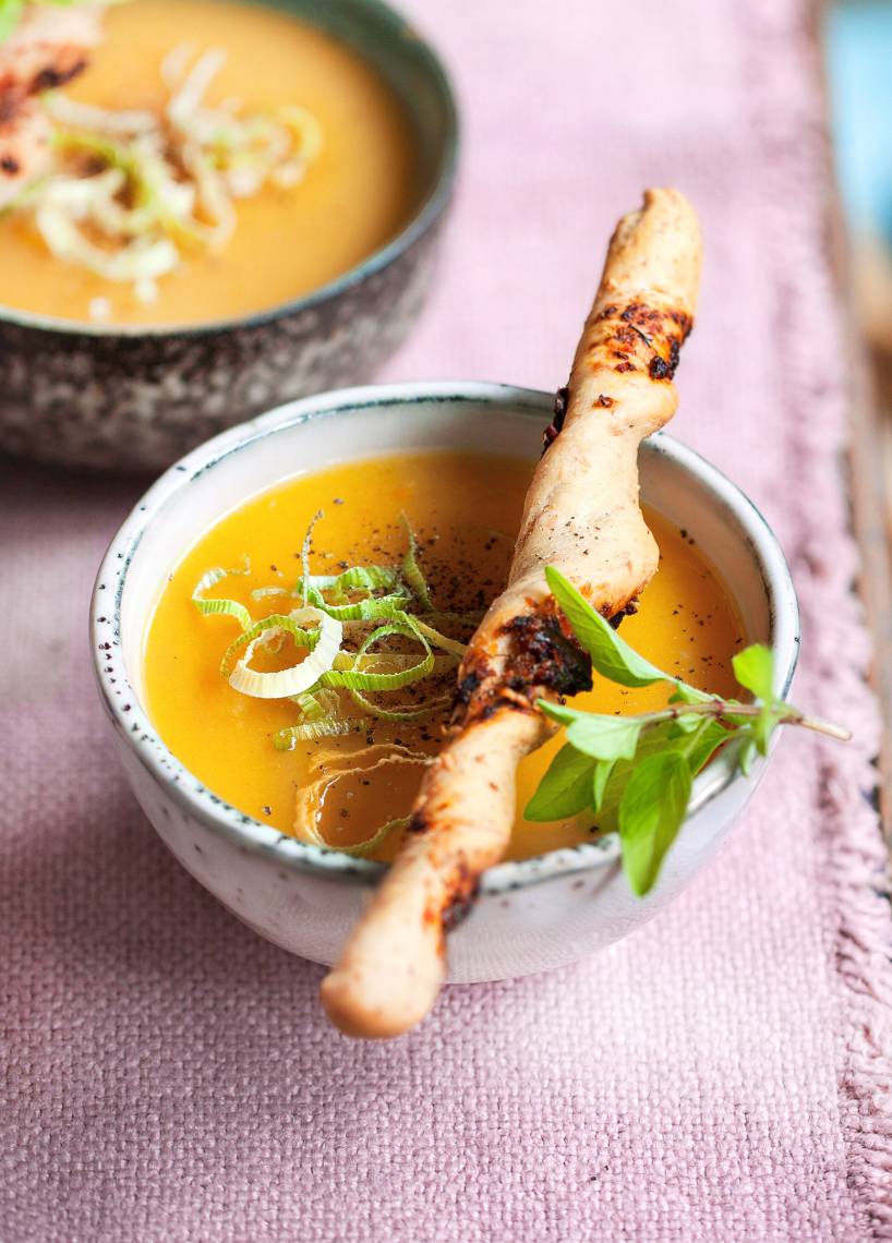 Kartoffel-Karotten-Cremesuppe zum Wieder-Aufwärmen