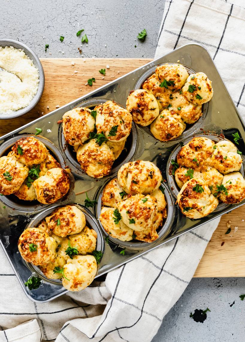 Mini Garlic Monkey Bread