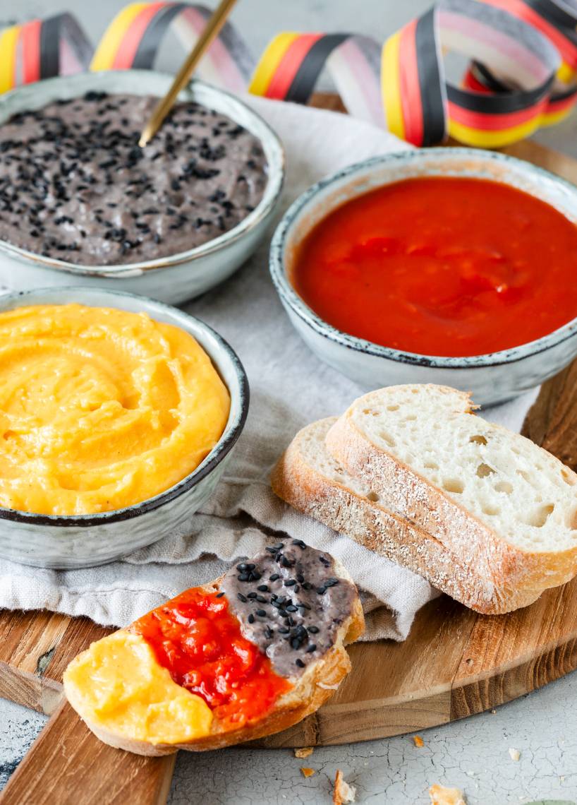 3 pikante Deutschland-Dips