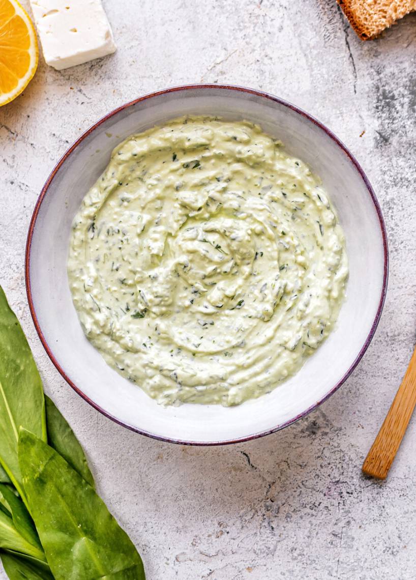 Cremiger Bärlauch-Dip