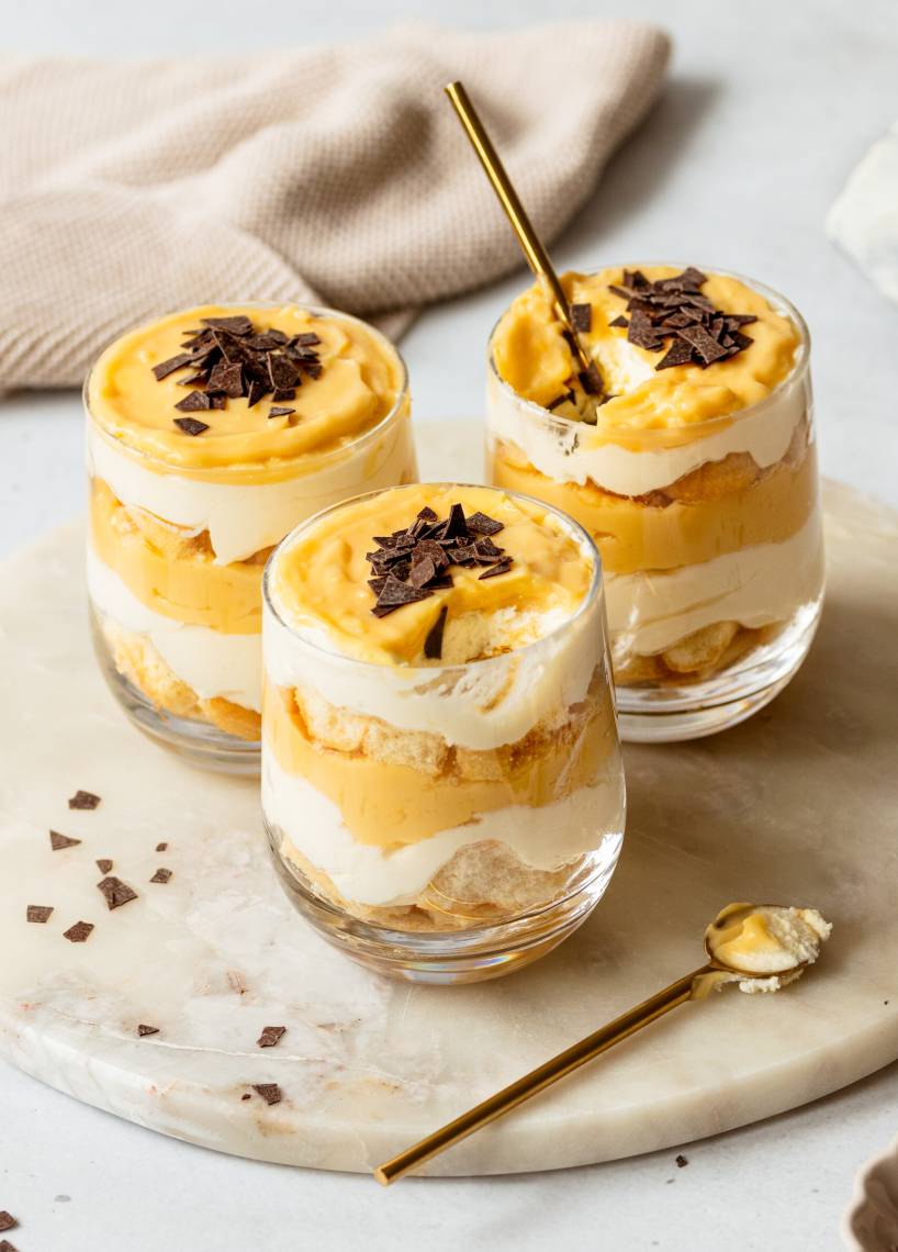 Eierlikör-Tiramisu im Glas