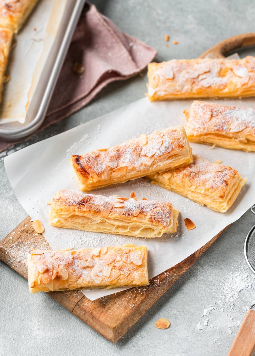 Einfache Quarkstangen mit Vanille