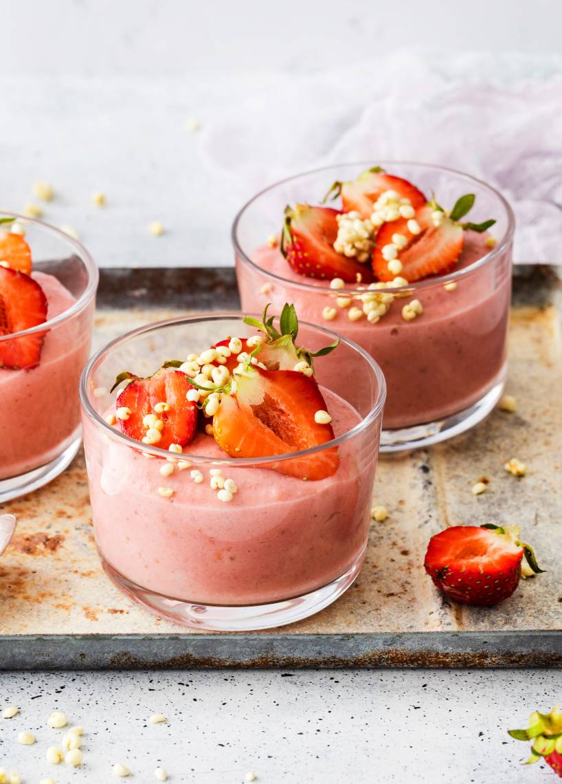 Erdbeermousse im Glas | ZauberMix