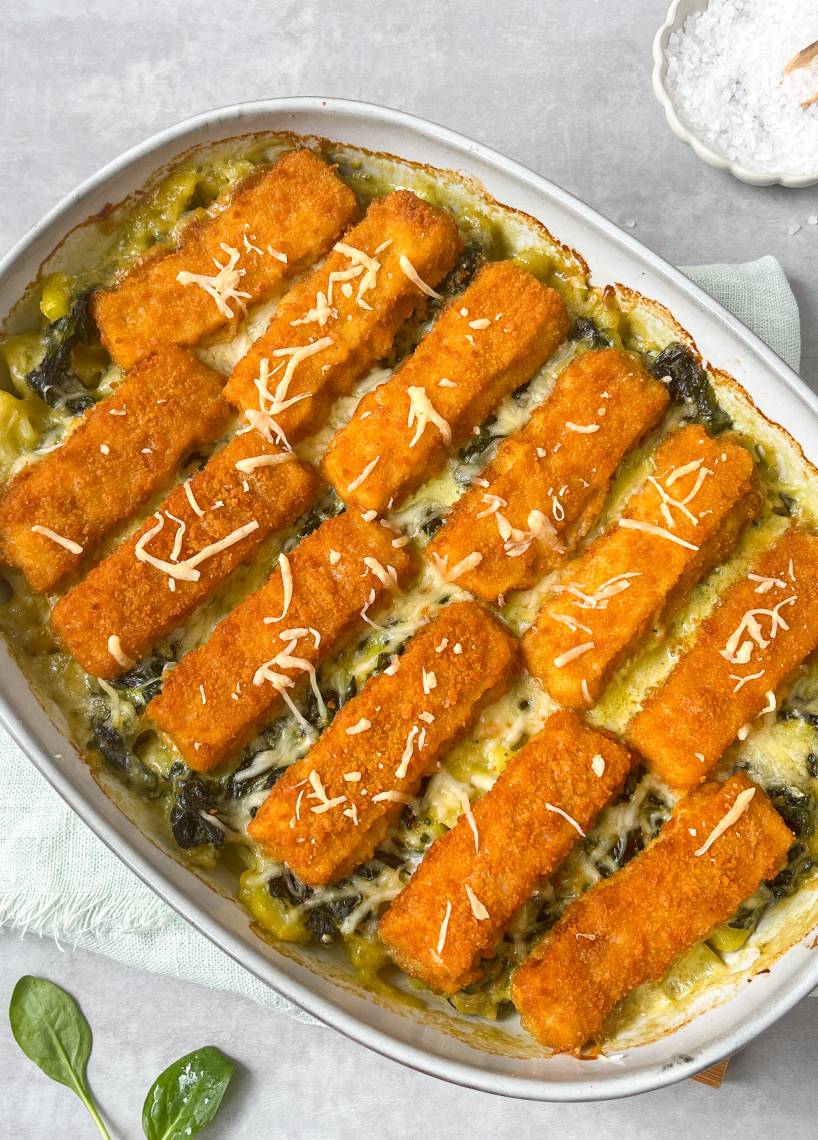 Fischstäbchen-Auflauf