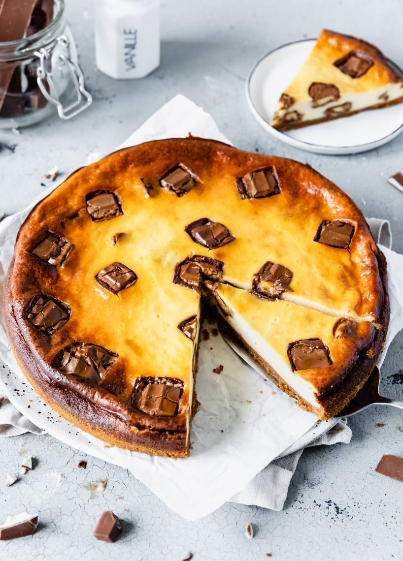 „Kinder Riegel”-Käsekuchen | ZauberMix „Kinder Riegel”-Käsekuchen | ZauberMix