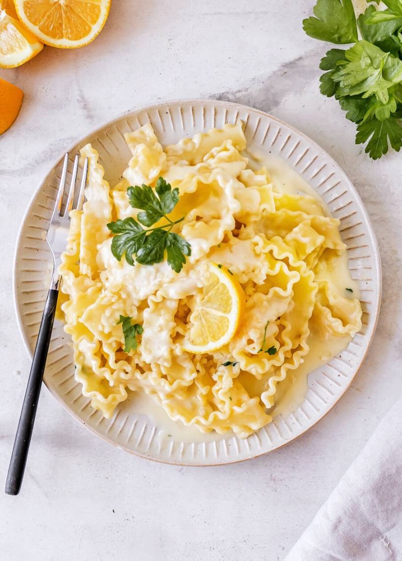 Knoblauch-Zitronen-Pasta