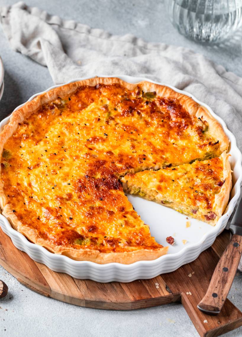Quiche Lorraine mit Blätterteig