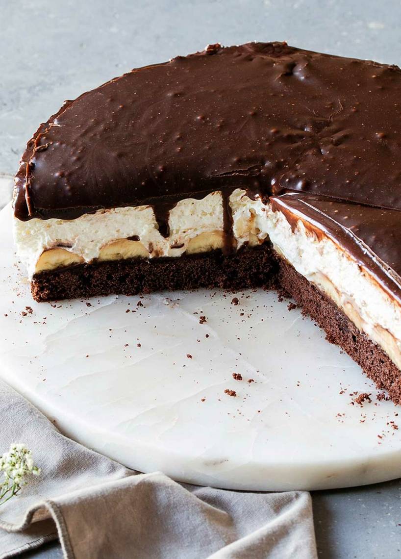 Schoko-Bananen-Torte