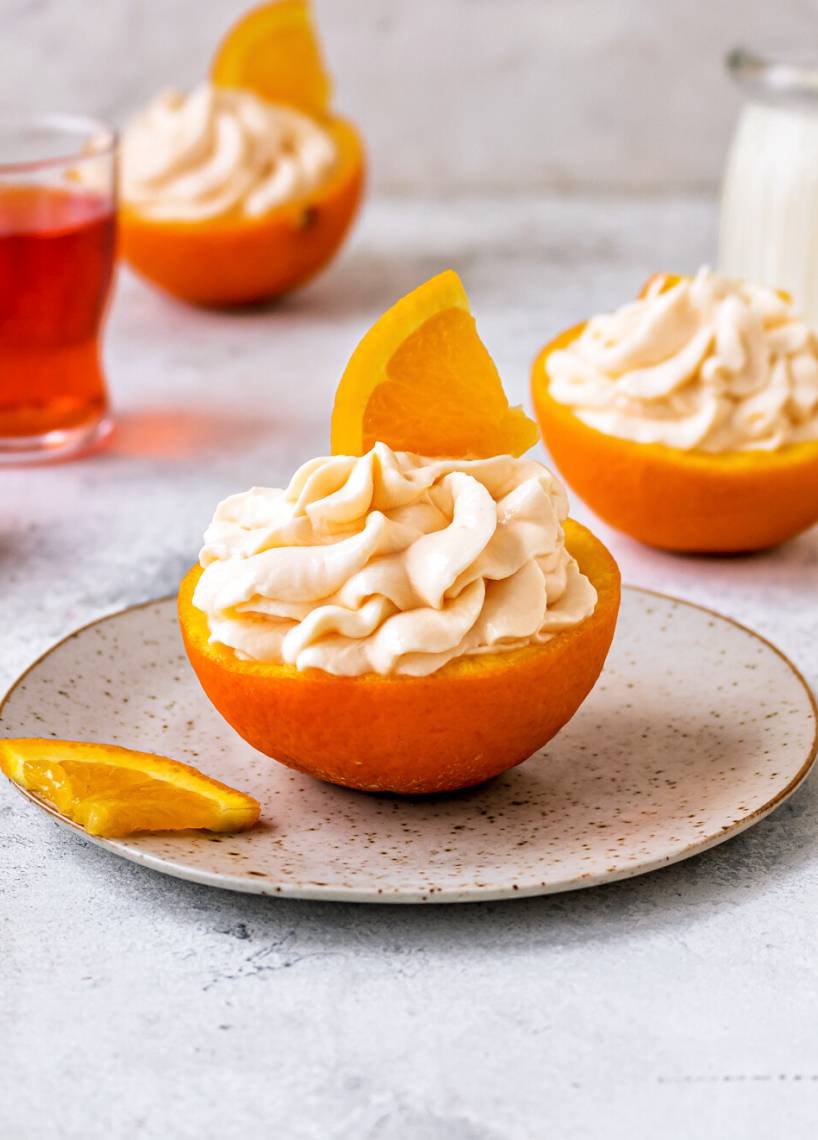 Cremiges Aperol-Orangen-Eis