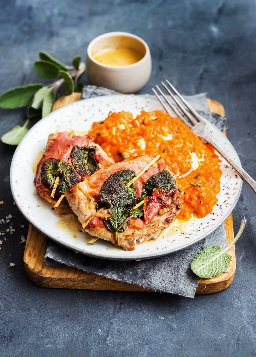 Mozzarella-Risotto mit Saltimbocca | ZauberMix