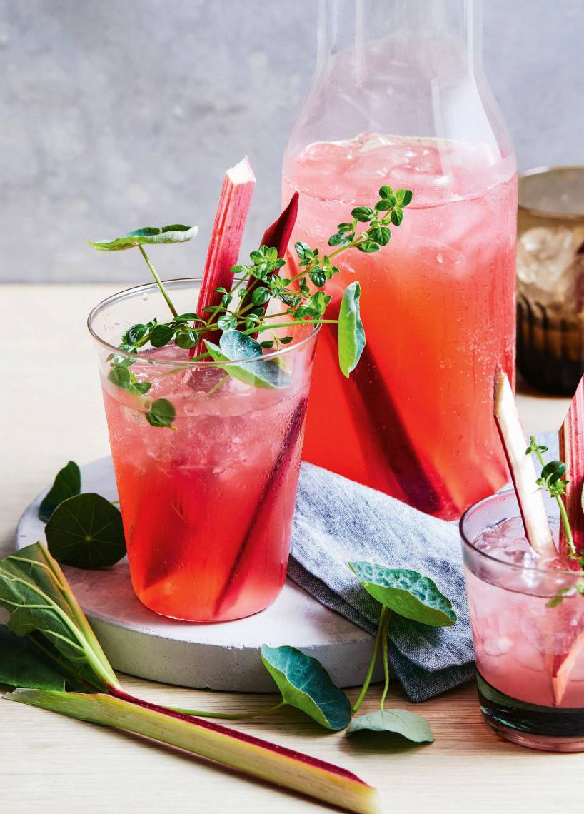 Rhabarber-Ingwer-Limonade