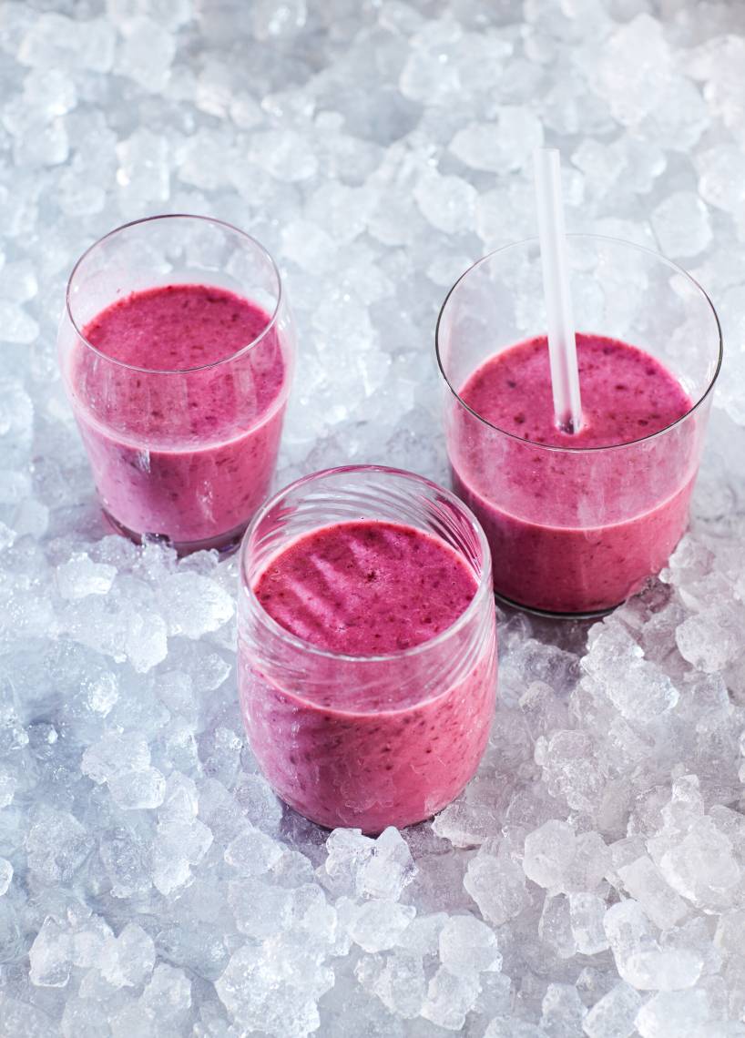 Brombeer-Buttermilch-Shake