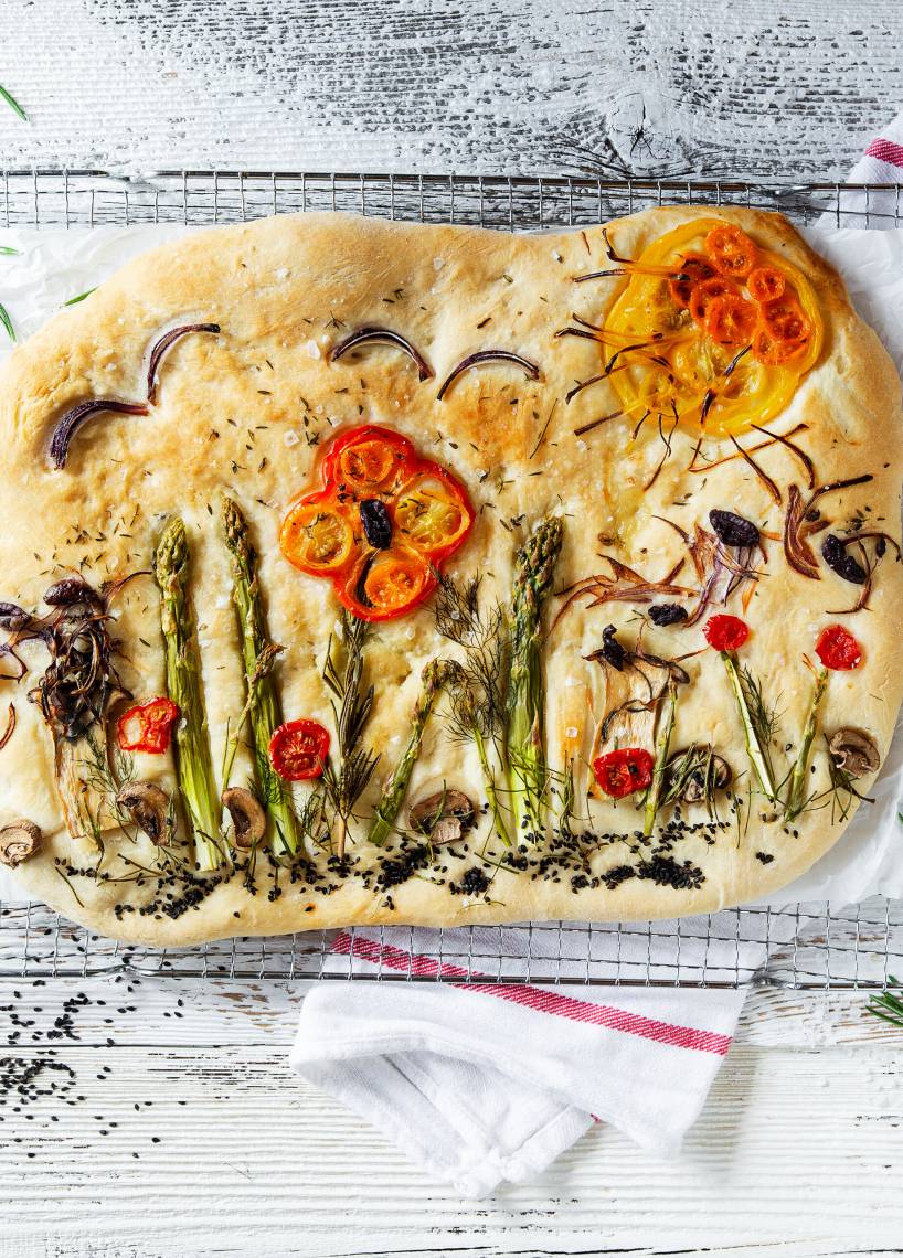 Der Brot-Trend des Jahres: Focaccia-Garden