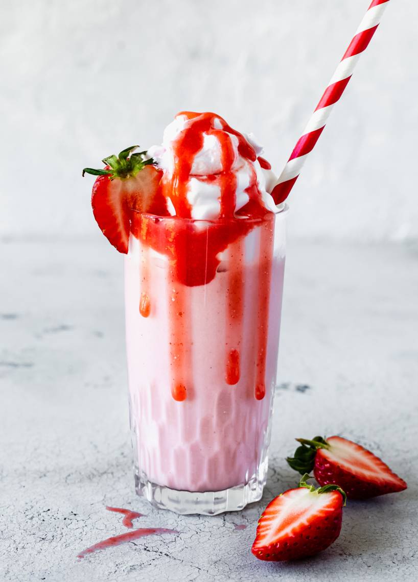 Erdbeer-Milchshake