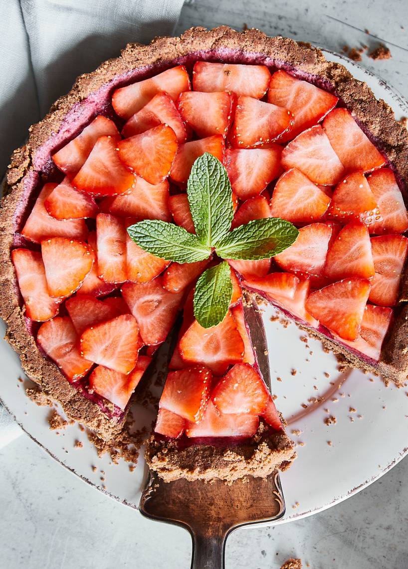 Erdbeerkuchen mit Quark-Creme