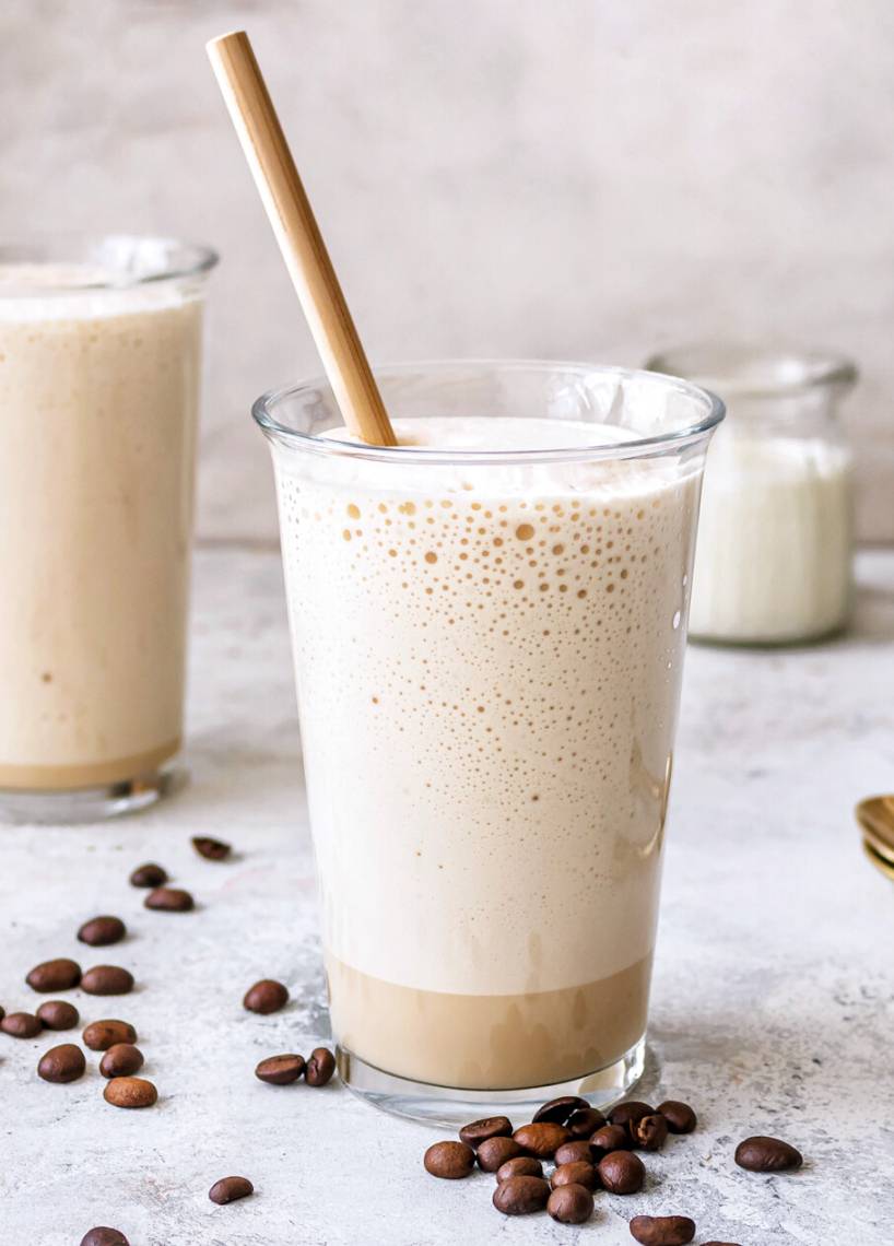 Geeistes Kaffee-Wölkchen