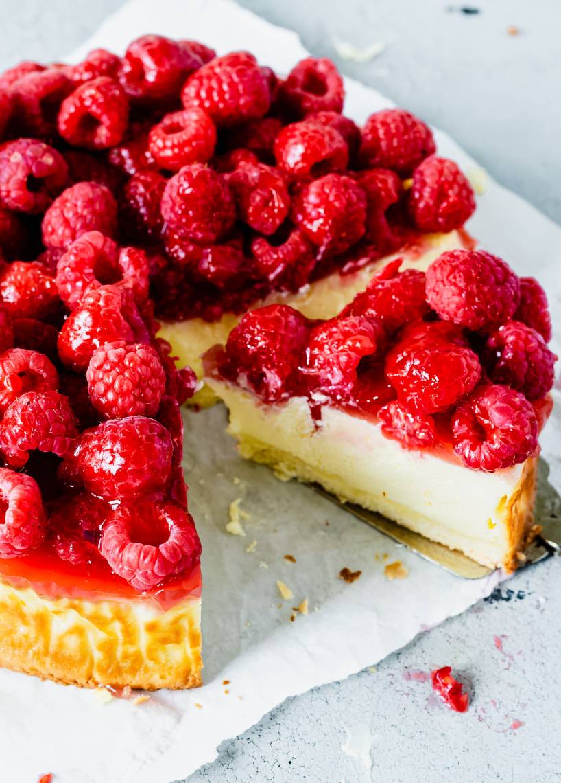 Himbeer-Cheesecake mit weißer Schokolade | ZauberMix