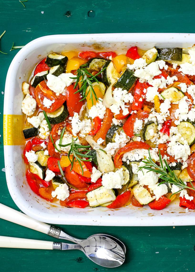Ofengemüse mit Feta