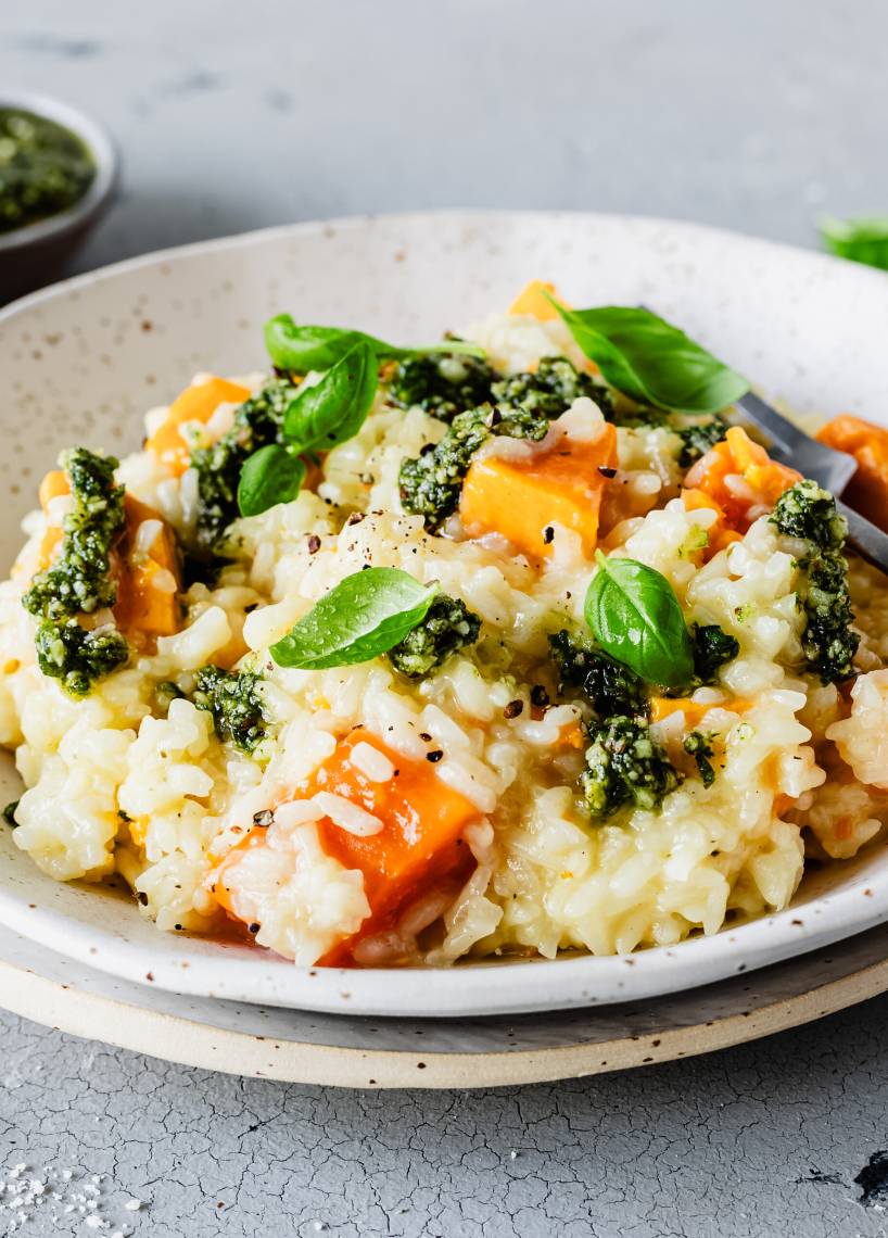 Süßkartoffel Risotto